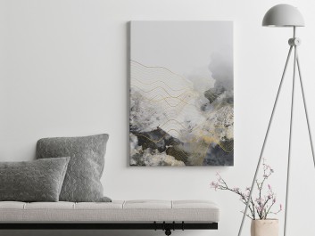 Lśnienie  - nowoczesny obraz na płótnie - 50x70 cm Lśnienie  - nowoczesny obraz na płótnie - 50x70 cm