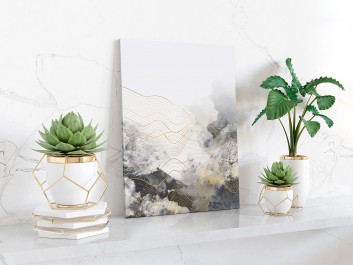 Lśnienie  - nowoczesny obraz na płótnie - 50x70 cm Lśnienie  - nowoczesny obraz na płótnie - 50x70 cm