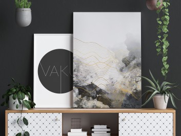 Lśnienie  - nowoczesny obraz na płótnie - 50x70 cm Lśnienie  - nowoczesny obraz na płótnie - 50x70 cm