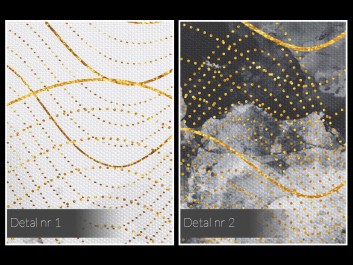 Lśnienie  - nowoczesny obraz na płótnie - 50x70 cm Lśnienie  - nowoczesny obraz na płótnie - 50x70 cm