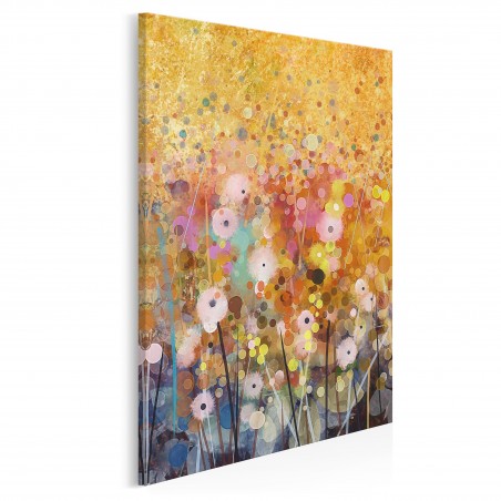 Florystyczna hegemonia - nowoczesny obraz do salonu - 50x70 cm