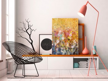 Florystyczna hegemonia - nowoczesny obraz do salonu - 50x70 cm Florystyczna hegemonia - nowoczesny obraz do salonu - 50x70 cm