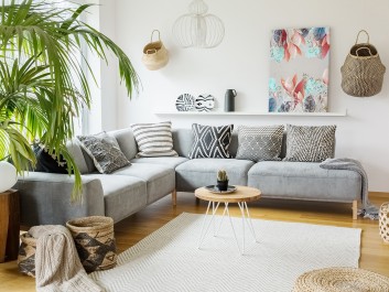 Zaczarowany ogród - nowoczesny obraz do sypialni - 50x70 cm