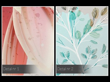 Zaczarowany ogród - nowoczesny obraz do sypialni - 50x70 cm