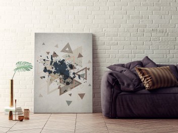 Dekonstrukcja - nowoczesny obraz na płótnie - 50x70 cm Dekonstrukcja - nowoczesny obraz na płótnie - 50x70 cm