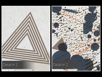 Dekonstrukcja - nowoczesny obraz na płótnie - 50x70 cm Dekonstrukcja - nowoczesny obraz na płótnie - 50x70 cm