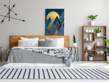 Egipskie noce - nowoczesny obraz na płótnie - 50x70 cm