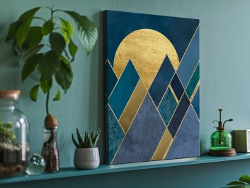 Egipskie noce - nowoczesny obraz na płótnie - 50x70 cm