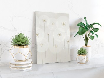 Magiczna aura - nowoczesny obraz na płótnie - 50x70 cm