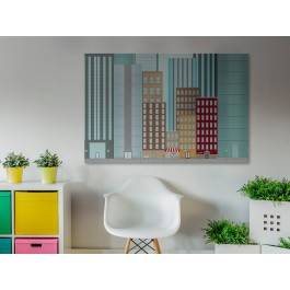 Cafe Luigi - nowoczesny obraz na płótnie - 120x80 cm