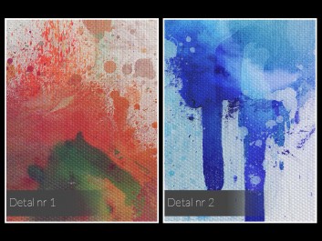 Absorpcja - nowoczesny obraz na płótnie - 50x70 cm