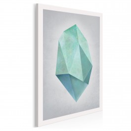 Nieoszlifowany diament - nowoczesny obraz na płótnie - 50x70 cm