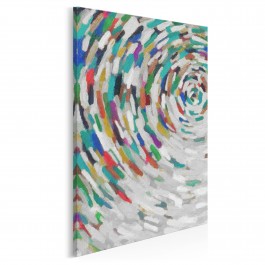 Alabastrowa tafla - nowoczesny obraz na płótnie - 50x70 cm Alabastrowa tafla - nowoczesny obraz na płótnie - 50x70 cm