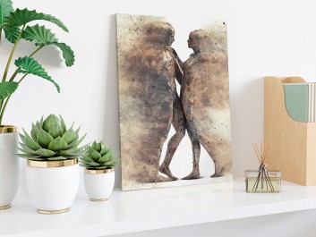 Metafizyka miłości - nowoczesny obraz na płótnie - 50x70 cm Metafizyka miłości - nowoczesny obraz na płótnie - 50x70 cm