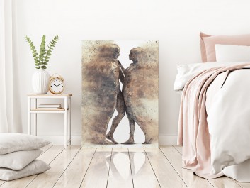 Metafizyka miłości - nowoczesny obraz na płótnie - 50x70 cm Metafizyka miłości - nowoczesny obraz na płótnie - 50x70 cm