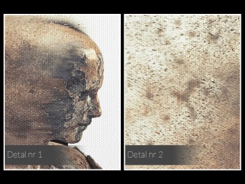 Metafizyka miłości - nowoczesny obraz na płótnie - 50x70 cm Metafizyka miłości - nowoczesny obraz na płótnie - 50x70 cm