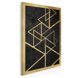 Szlachetny blichtr - nowoczesny obraz na płótnie - 50x70 cm