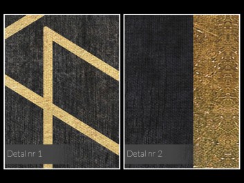 Szlachetny blichtr - nowoczesny obraz na płótnie - 50x70 cm