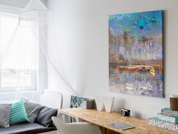 Tchnienie wolności - nowoczesny obraz na płótnie - 50x70 cm Tchnienie wolności - nowoczesny obraz na płótnie - 50x70 cm