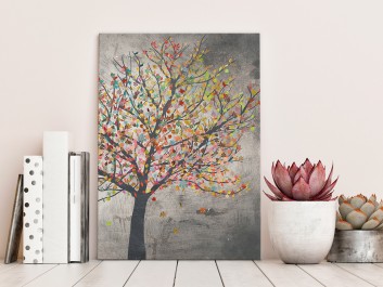 Małe szczęścia - nowoczesny obraz na płótnie - 50x70 cm Małe szczęścia - nowoczesny obraz na płótnie - 50x70 cm