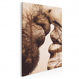 Antologia intymności - nowoczesny obraz na płótnie - 50x70 cm
