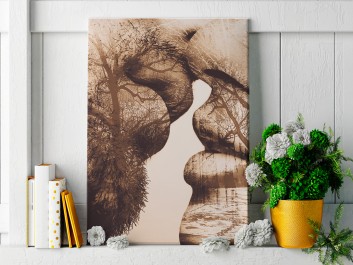 Antologia intymności - nowoczesny obraz na płótnie - 50x70 cm Antologia intymności - nowoczesny obraz na płótnie - 50x70 cm