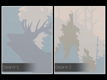 Serce Skandynawii - nowoczesny obraz na płótnie - 50x70 cm Serce Skandynawii - nowoczesny obraz na płótnie - 50x70 cm