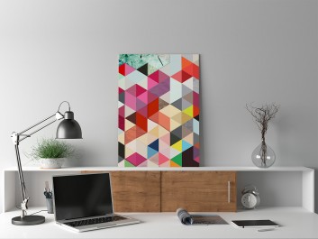 Pozory i złudzenia - nowoczesny obraz na płótnie - 50x70 cm