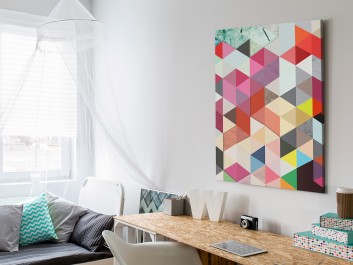 Pozory i złudzenia - nowoczesny obraz na płótnie - 50x70 cm