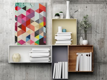 Pozory i złudzenia - nowoczesny obraz na płótnie - 50x70 cm