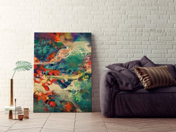 Archipelag marzeń - nowoczesny obraz na płótnie - 50x70 cm