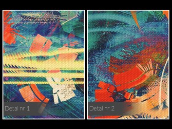 Archipelag marzeń - nowoczesny obraz na płótnie - 50x70 cm