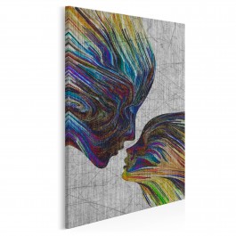 Taniec żywiołów - nowoczesny obraz na płótnie - 50x70 cm Taniec żywiołów - nowoczesny obraz na płótnie - 50x70 cm