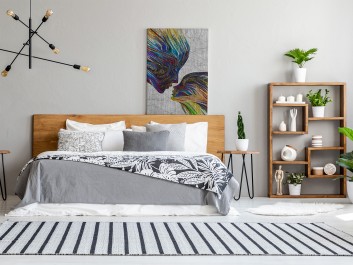 Taniec żywiołów - nowoczesny obraz na płótnie - 50x70 cm Taniec żywiołów - nowoczesny obraz na płótnie - 50x70 cm