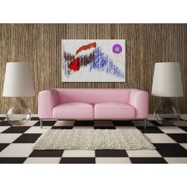 Dziecięca wrażliwość - nowoczesny obraz na płótnie - 120x80 cm