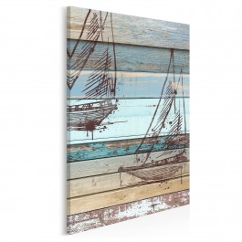 Wiatr w żagle - nowoczesny obraz na płótnie - 50x70 cm