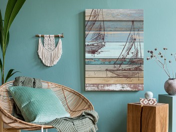 Wiatr w żagle - nowoczesny obraz na płótnie - 50x70 cm