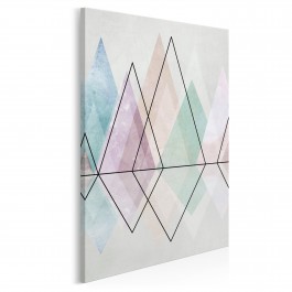 Diamentowy szlak - nowoczesny obraz na płótnie - 50x70 cm