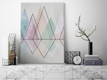 Diamentowy szlak - nowoczesny obraz na płótnie - 50x70 cm