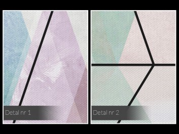 Diamentowy szlak - nowoczesny obraz na płótnie - 50x70 cm