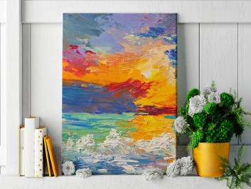 Dzienniki Magellana - nowoczesny obraz na płótnie - 50x70 cm