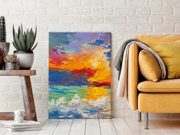 Dzienniki Magellana - nowoczesny obraz na płótnie - 50x70 cm