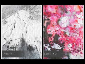 Święto Hanami - nowoczesny obraz na płótnie - 50x70 cm