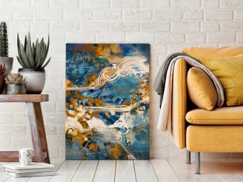 Półwysep nadziei - nowoczesny obraz na płótnie - 50x70 cm Półwysep nadziei - nowoczesny obraz na płótnie - 50x70 cm