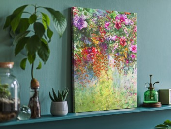 Wonny woal - nowoczesny obraz na płótnie - 50x70 cm Wonny woal - nowoczesny obraz na płótnie - 50x70 cm