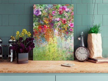 Wonny woal - nowoczesny obraz na płótnie - 50x70 cm Wonny woal - nowoczesny obraz na płótnie - 50x70 cm