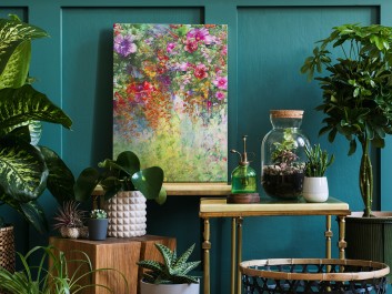 Wonny woal - nowoczesny obraz na płótnie - 50x70 cm Wonny woal - nowoczesny obraz na płótnie - 50x70 cm