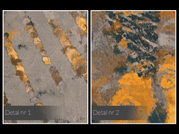 Odbicie słonecznego miasta - nowoczesny obraz na płótnie - 50x70 cm Odbicie słonecznego miasta - nowoczesny obraz na płótnie - 50x70 cm