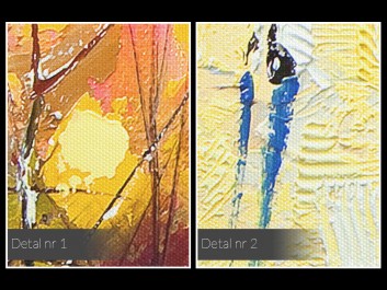 Zimowy poranek - nowoczesny obraz do salonu - 50x70 cm Zimowy poranek - nowoczesny obraz do salonu - 50x70 cm