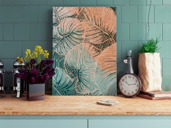 Monstera deliciosa - nowoczesny obraz do sypialni - 50x70 cm Monstera deliciosa - nowoczesny obraz do sypialni - 50x70 cm